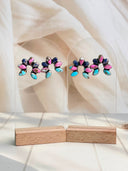 Desert Petal Cluster Earrings S.No 7