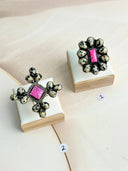 Dalmation Jasper & Mimosa Opal Mixed Bag Cluster Ring