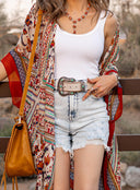 Bohemian Diamond Tassel Kimono-Kimonos-Rae Collective, Women's Online Fashion Boutique Located in Phoenix, Arizona (Scottsdale Area)