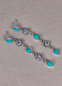 Triple Double Dangle Earrings-Drop Earrings-Rae Collective, Women's Online Fashion Boutique Located in Phoenix, Arizona (Scottsdale Area)