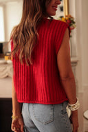 Cozy Chic Knit Sweater Vest with Side Pockets (2 Colors)-Sweaters-Rae Collective, Women's Online Fashion Boutique Located in Phoenix, Arizona (Scottsdale Area)