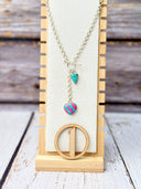 Way To Your Heart Checkered & Stripe Necklaces-Necklaces-Rae Collective, Women's Online Fashion Boutique Located in Phoenix, Arizona (Scottsdale Area)