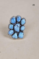 Golden Hills Chunky Cluster Sterling Silver Rings-Cluster Rings-Rae Collective, Women's Online Fashion Boutique Located in Phoenix, Arizona (Scottsdale Area)