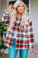 Red Plaid Shacket-Layers-Krush Kandy, Women's Online Fashion Boutique Located in Phoenix, Arizona (Scottsdale Area)
