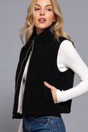 The Aspen Luxe Corduroy Puffer Vest-Jackets-Krush Kandy, Women's Online Fashion Boutique Located in Phoenix, Arizona (Scottsdale Area)