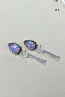 Solo Stone Sterling Cascade Earrings-Drop Earrings-Krush Kandy, Women's Online Fashion Boutique Located in Phoenix, Arizona (Scottsdale Area)