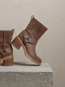 Timber Creek Moto Ankle Boot-Boots-Rae Collective, Women's Online Fashion Boutique Located in Phoenix, Arizona (Scottsdale Area)