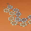 Turquoise Bloom Concho Chain Belt
