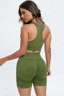 3 Piece Washed Square Neck Wide Strap Active Set-Rae Collective, Women's Online Fashion Boutique Located in Phoenix, Arizona (Scottsdale Area)