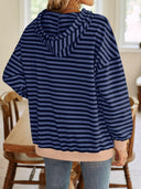 Lovelet Drawstring Striped Long Sleeve Hoodie-Rae Collective, Women's Online Fashion Boutique Located in Phoenix, Arizona (Scottsdale Area)