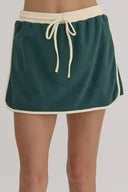 Chic Duo Contrast Pullover Skort Set | 4 Color Options-2 Piece Outfit Sets-Rae Collective, Women's Online Fashion Boutique Located in Phoenix, Arizona (Scottsdale Area)