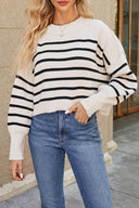 Round Neck Dropped Shoulder Sweater-Rae Collective, Women's Online Fashion Boutique Located in Phoenix, Arizona (Scottsdale Area)