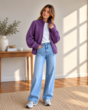 Elowen Zip Knit Cardigan