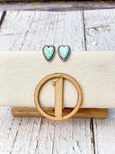 Long Heart Slab Earrings-Earrings-Rae Collective, Women's Online Fashion Boutique Located in Phoenix, Arizona (Scottsdale Area)
