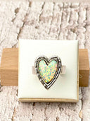 Love Is In The Air Heart Slab Ring | MADE TO ORDER-Rings-Rae Collective, Women's Online Fashion Boutique Located in Phoenix, Arizona (Scottsdale Area)