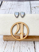 Long Heart Slab Earrings-Earrings-Rae Collective, Women's Online Fashion Boutique Located in Phoenix, Arizona (Scottsdale Area)