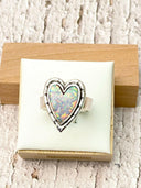 Love Is In The Air Heart Slab Ring | MADE TO ORDER-Rings-Rae Collective, Women's Online Fashion Boutique Located in Phoenix, Arizona (Scottsdale Area)