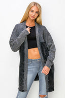 J.HER Vintage Wash Open Cardigan-Cardigans-Krush Kandy, Women's Online Fashion Boutique Located in Phoenix, Arizona (Scottsdale Area)