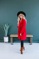 Chic Wool Tie Coat-Krush Kandy, Women's Online Fashion Boutique Located in Phoenix, Arizona (Scottsdale Area)