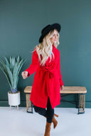 Chic Wool Tie Coat-Krush Kandy, Women's Online Fashion Boutique Located in Phoenix, Arizona (Scottsdale Area)