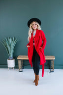 Chic Wool Tie Coat-Krush Kandy, Women's Online Fashion Boutique Located in Phoenix, Arizona (Scottsdale Area)