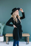 Chic Wool Tie Coat-Krush Kandy, Women's Online Fashion Boutique Located in Phoenix, Arizona (Scottsdale Area)