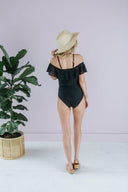 Off Shoulder One Piece Swimsuit-Swimwear-Krush Kandy, Women's Online Fashion Boutique Located in Phoenix, Arizona (Scottsdale Area)