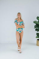 Off Shoulder One Piece Swimsuit-Swimwear-Krush Kandy, Women's Online Fashion Boutique Located in Phoenix, Arizona (Scottsdale Area)