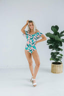 Off Shoulder One Piece Swimsuit-Swimwear-Krush Kandy, Women's Online Fashion Boutique Located in Phoenix, Arizona (Scottsdale Area)