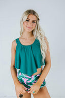High Waist Floral Two Piece-Swimwear-Krush Kandy, Women's Online Fashion Boutique Located in Phoenix, Arizona (Scottsdale Area)
