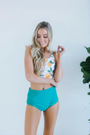 Citrus Two Piece Swimsuit-Swimwear-Krush Kandy, Women's Online Fashion Boutique Located in Phoenix, Arizona (Scottsdale Area)