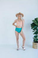 Citrus Two Piece Swimsuit-Swimwear-Krush Kandy, Women's Online Fashion Boutique Located in Phoenix, Arizona (Scottsdale Area)