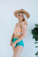 Citrus Two Piece Swimsuit-Swimwear-Krush Kandy, Women's Online Fashion Boutique Located in Phoenix, Arizona (Scottsdale Area)
