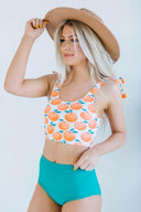Citrus Two Piece Swimsuit-Swimwear-Krush Kandy, Women's Online Fashion Boutique Located in Phoenix, Arizona (Scottsdale Area)