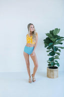 Citrus Two Piece Swimsuit-Swimwear-Krush Kandy, Women's Online Fashion Boutique Located in Phoenix, Arizona (Scottsdale Area)