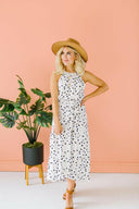 Dotted Beach Dress-Dresses-Krush Kandy, Women's Online Fashion Boutique Located in Phoenix, Arizona (Scottsdale Area)