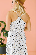 Dotted Beach Dress-Dresses-Krush Kandy, Women's Online Fashion Boutique Located in Phoenix, Arizona (Scottsdale Area)
