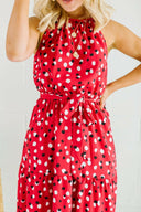 Dotted Beach Dress-Dresses-Krush Kandy, Women's Online Fashion Boutique Located in Phoenix, Arizona (Scottsdale Area)