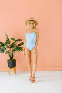 Ruffled Tie Swimsuit-Swimwear-Krush Kandy, Women's Online Fashion Boutique Located in Phoenix, Arizona (Scottsdale Area)