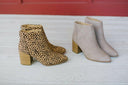 Chic Block Heel Bootie-Booties-Krush Kandy, Women's Online Fashion Boutique Located in Phoenix, Arizona (Scottsdale Area)