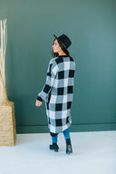 Buffalo Plaid Sweater Cardigan-Cardigans-Krush Kandy, Women's Online Fashion Boutique Located in Phoenix, Arizona (Scottsdale Area)