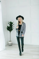 Houndstooth Jacket-Sweaters-Krush Kandy, Women's Online Fashion Boutique Located in Phoenix, Arizona (Scottsdale Area)