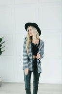 Houndstooth Jacket-Sweaters-Krush Kandy, Women's Online Fashion Boutique Located in Phoenix, Arizona (Scottsdale Area)
