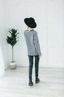 Houndstooth Jacket-Sweaters-Krush Kandy, Women's Online Fashion Boutique Located in Phoenix, Arizona (Scottsdale Area)