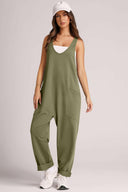 Lovelet Wide Strap Jumpsuit with Pockets-Rae Collective, Women's Online Fashion Boutique Located in Phoenix, Arizona (Scottsdale Area)