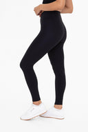 MONO B FLEECE LINED HIGH-WAIST LEGGINGS-Krush Kandy, Women's Online Fashion Boutique Located in Phoenix, Arizona (Scottsdale Area)