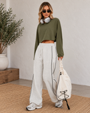 Amara Long Sleeve Crop Top