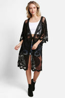 Iris Tie Knot Lace Cover Up-Cover Ups-Krush Kandy, Women's Online Fashion Boutique Located in Phoenix, Arizona (Scottsdale Area)
