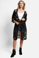 Iris Tie Knot Lace Cover Up-Cover Ups-Krush Kandy, Women's Online Fashion Boutique Located in Phoenix, Arizona (Scottsdale Area)