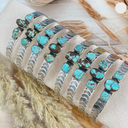 Mine 8 Stamped Cuff-Bracelets-Rae Collective, Women's Online Fashion Boutique Located in Phoenix, Arizona (Scottsdale Area)